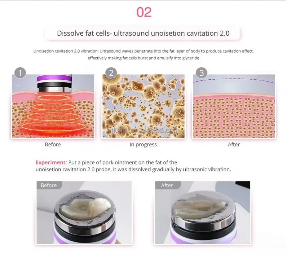 9 in 1 Lipo Laser 40K Cavitation Body Slimming Machine