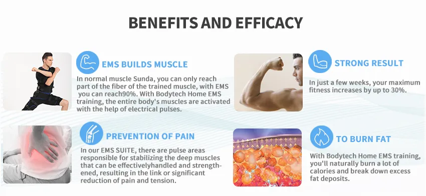 EMS Electric Muscle Stimulator Body Fat Loss Muscle Antelope Sportswear