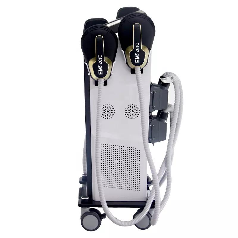 4 Handles EMS Body Slimming Muscle Building Butt Lift RF EMS Body Sculpt Muscle Stimulator Beauty Euipment