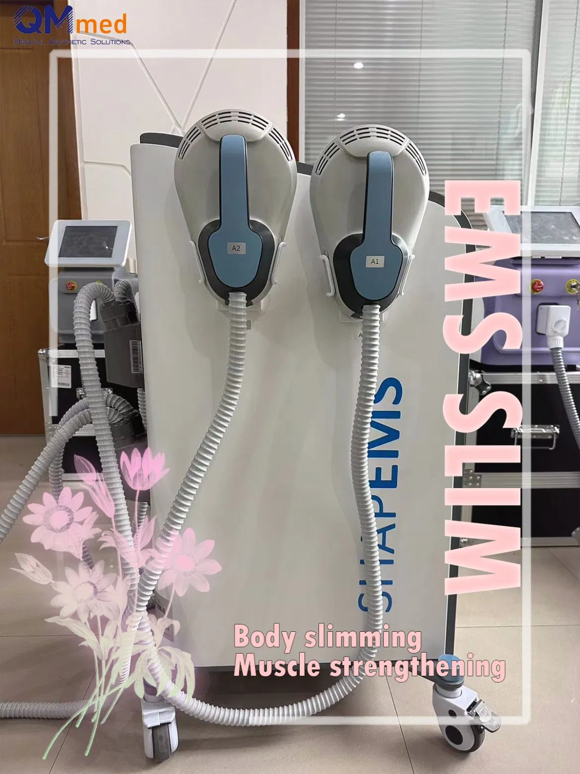 Body Muscle Stimulator Machinenew Technology EMS Body Shaping Electromagnetic Fat Burning Slimming Devices EMS