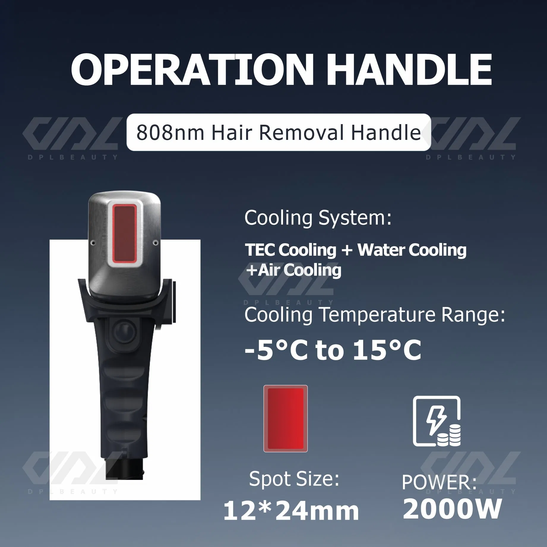 Best Diode Laser Hair Removal Machine with Cooling System Desktop Model 2000W Power Compatible with Us/Au/EU Plugs