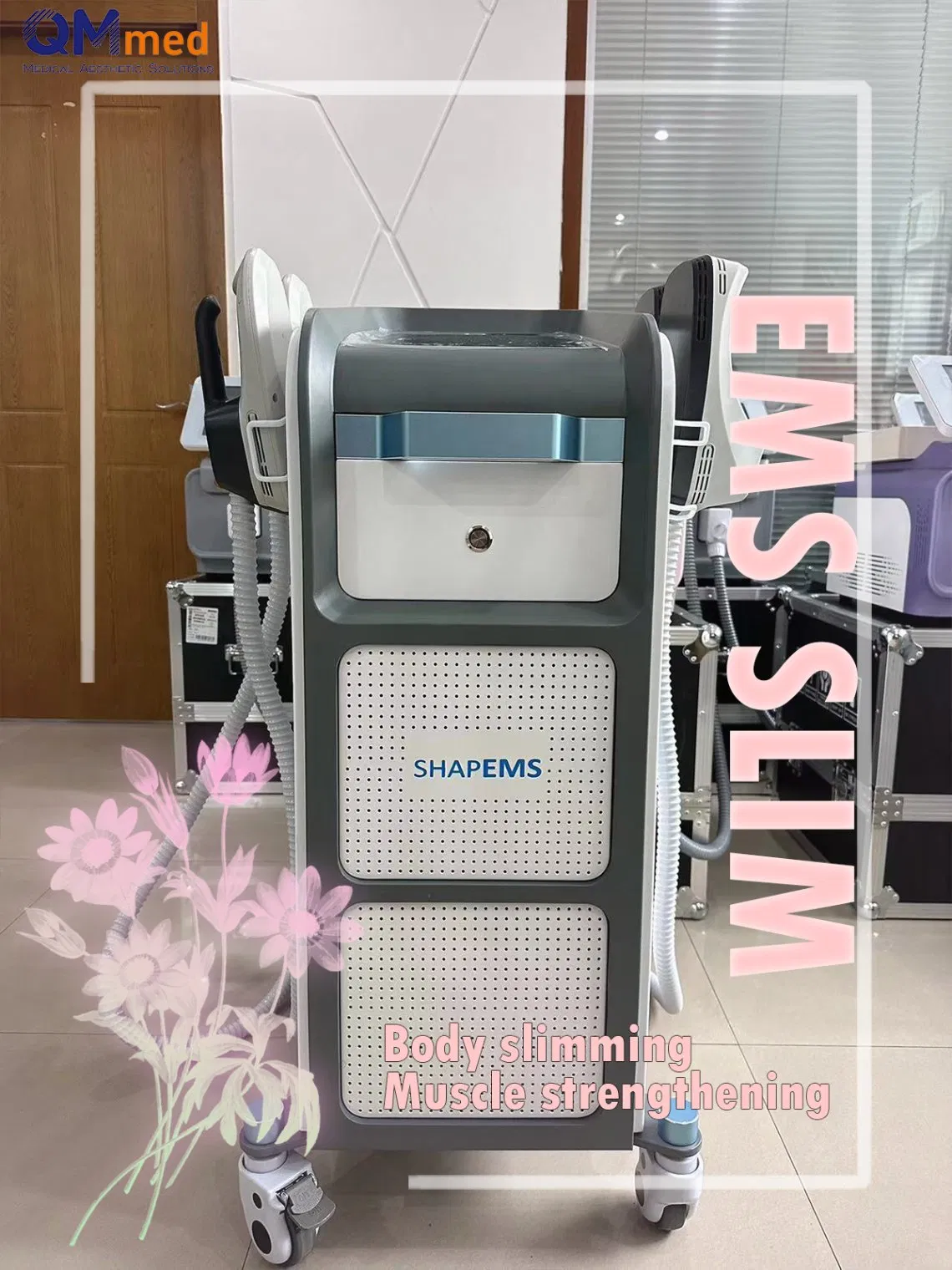 Body Muscle Stimulator Machinenew Technology EMS Body Shaping Electromagnetic Fat Burning Slimming Devices EMS