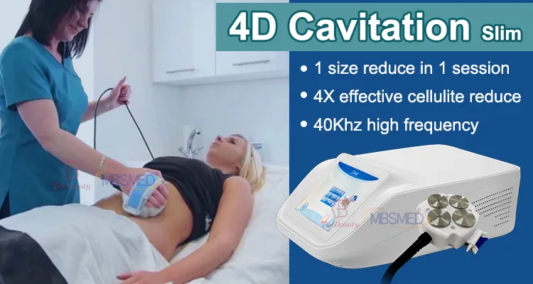 Hot Selling 80K 40K 4 in 1 Slimming Vacuum Ultrasound Cavitation Machine for Body Sculpting