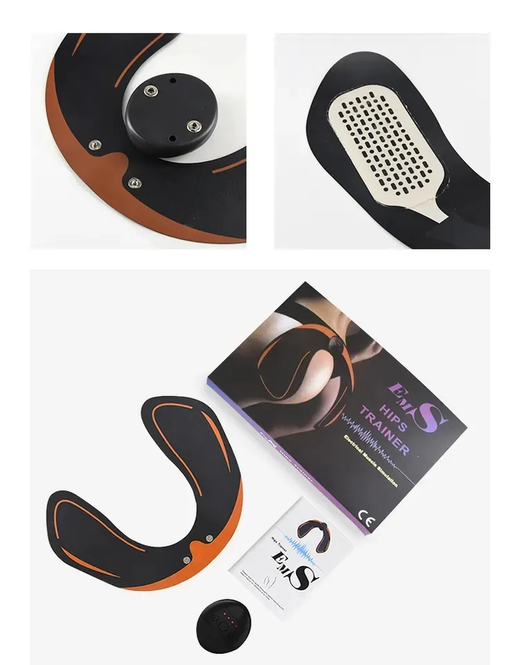 Beauty Women Fitness EMS Butt Lift Enhancement Machine Stimulator Lifting Abdominal Short Set Hip Muscle Trainer