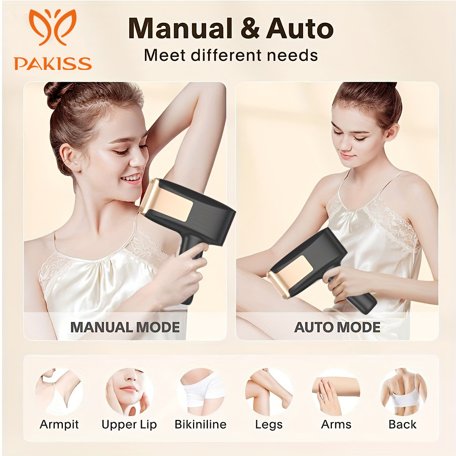 Hot Sale Home Beauty Device for Laser IPL Hair Removal with 3 Replacement Heads