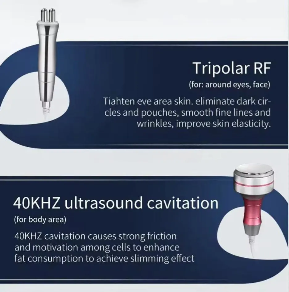9 in 1 Lipo Laser 40K Cavitation Body Slimming Machine
