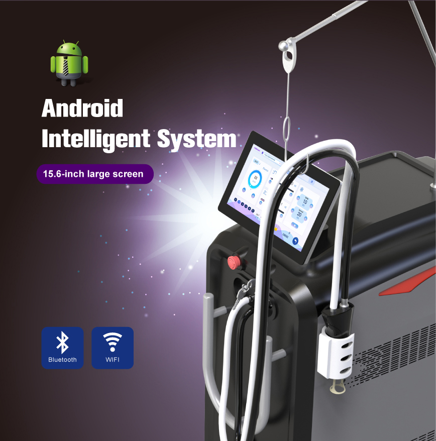 Newest Technology 755nm Alexandrite Laser Hair Removal Machine Long Pulse Epilation Aesthetic Alexandrite and 1064nm ND YAG Depilation