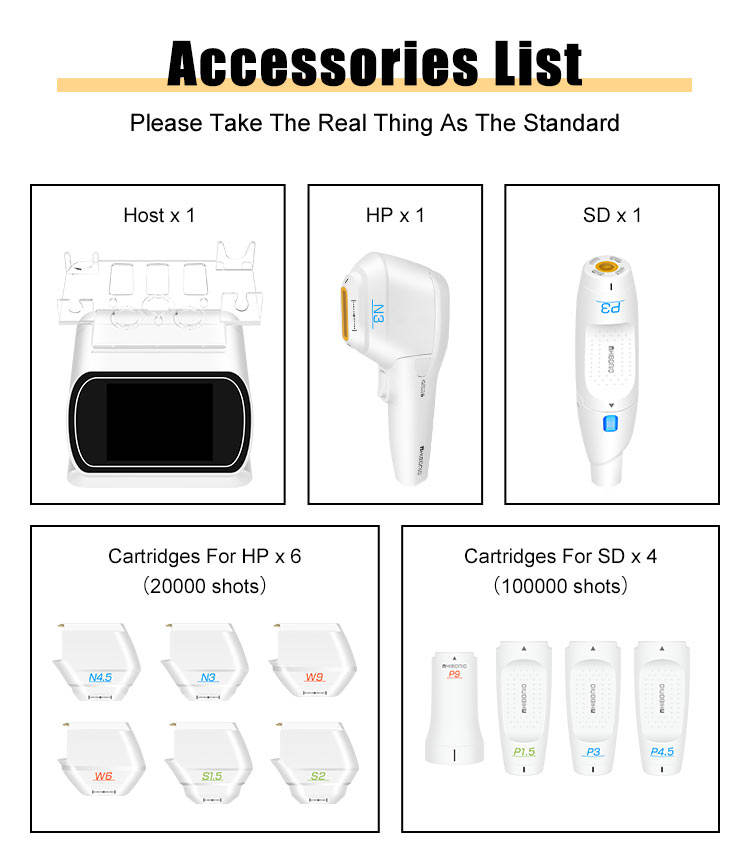 7d Pico Hifu Machine ABS Mask Face Body Lifting High Intensity Clean Brush Skin Firming Anti-aging 2in1 Multifunctional