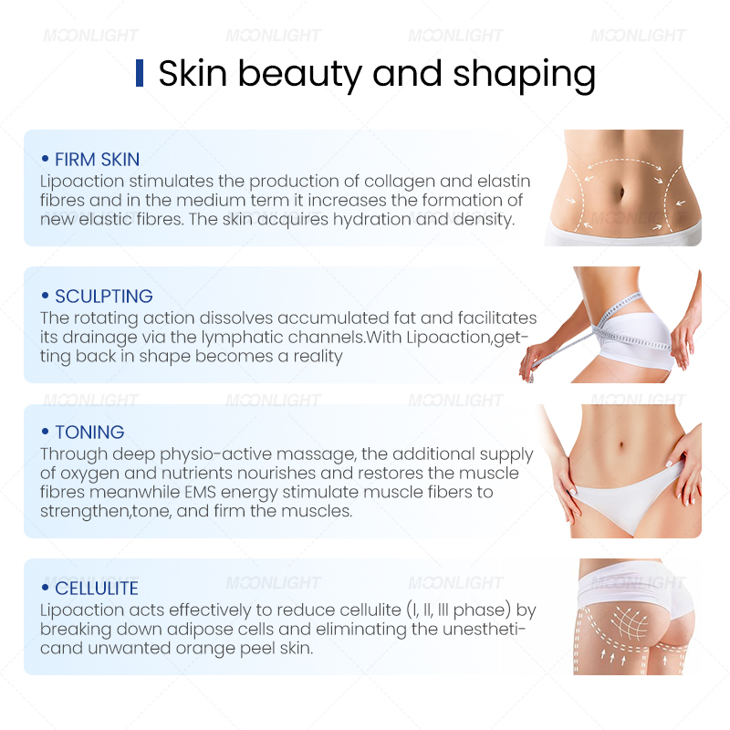 Professional Sculpt Vela with RF Roller Cellulite Massage Aesthetic Apparatus Auto Roller Vacuum Cavitation Therapy Body Slimming Machine