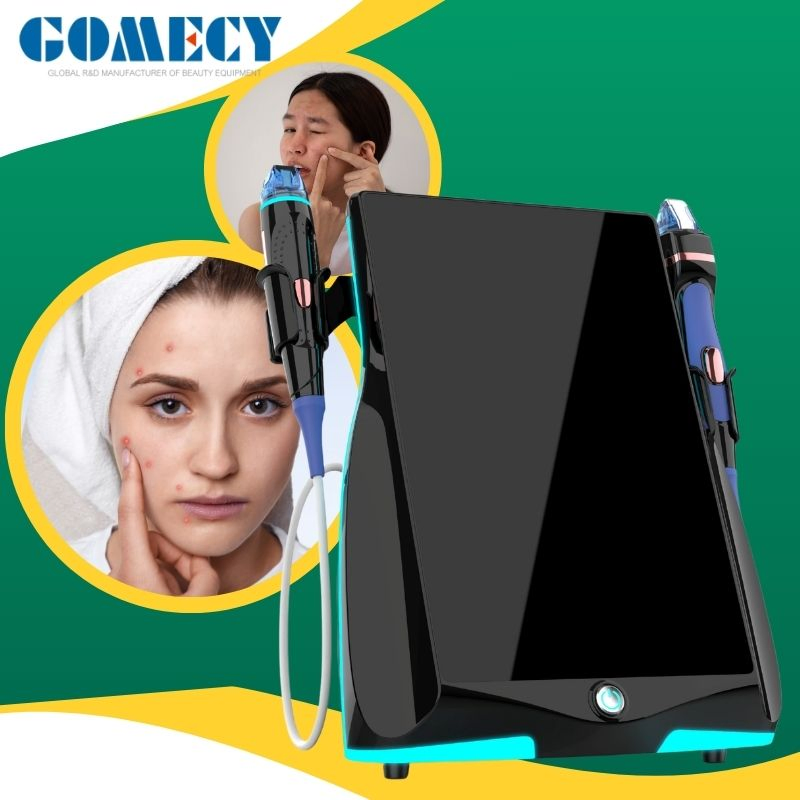 Gomecy 3rd Generation M9 Ice Gold RF Microcrystal Beauty Device for Skin Tightening and Face Lifting