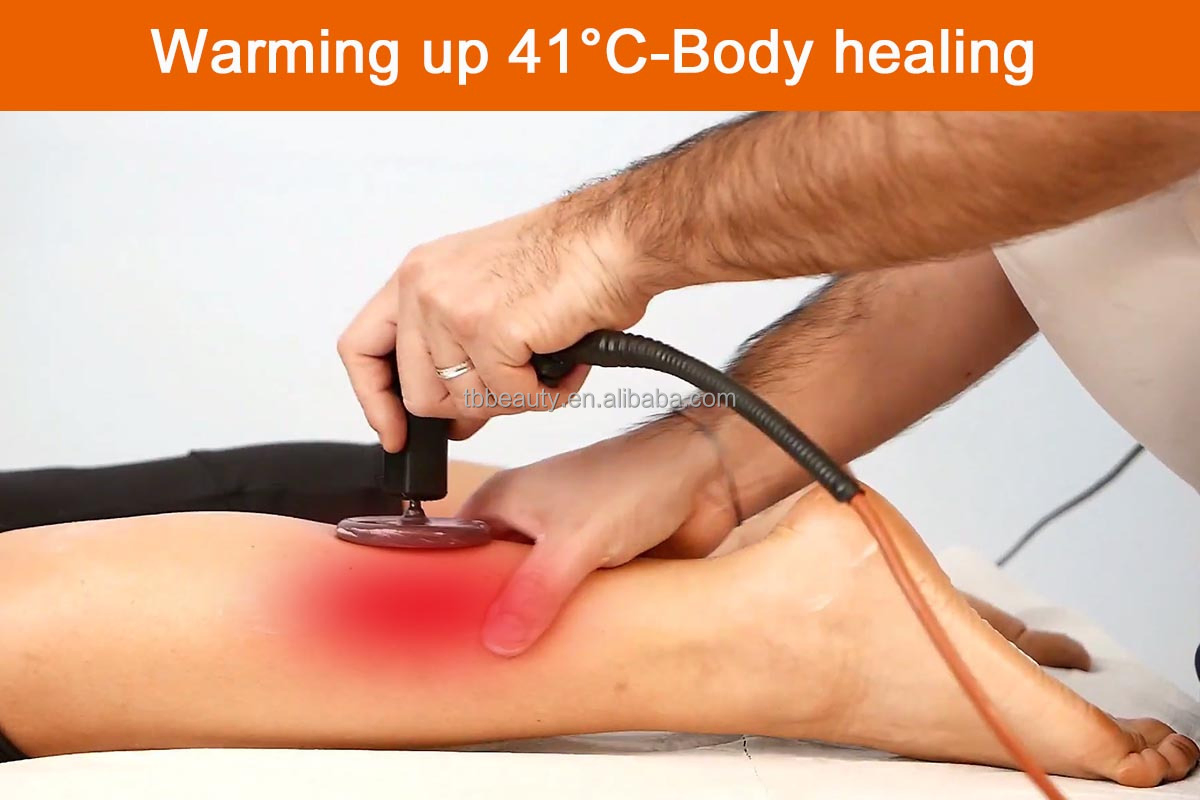 Tecar RF Tecar Diatermia Capacitiva Y Resistiva Radio Frequency Skin Tightening Device for Arthritis Joint Pain Relief