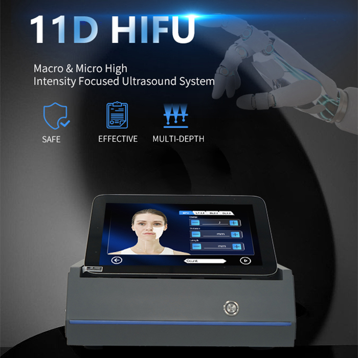 Portable Hifu Wrinkle Removal Hifu 11d Facial Y Corporal Hifu High Intensity Focused Ultrasound Skin Tightening