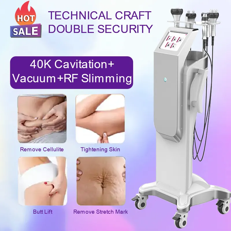High Quality Skin Rejuvenation RF Skin Tightening Radio Frequency Vacuum Cavitation RF Slimming Skin Tightening Body Shaping Device