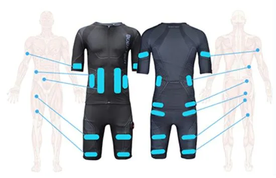 22 electrodes stimulate whole body