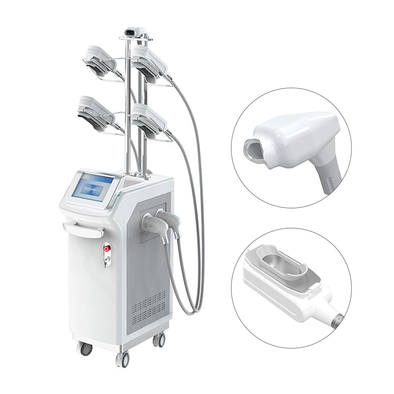 Cryolipolysis Machine with 4 Handles Uses RF Technology for Fat Freezing Suitable