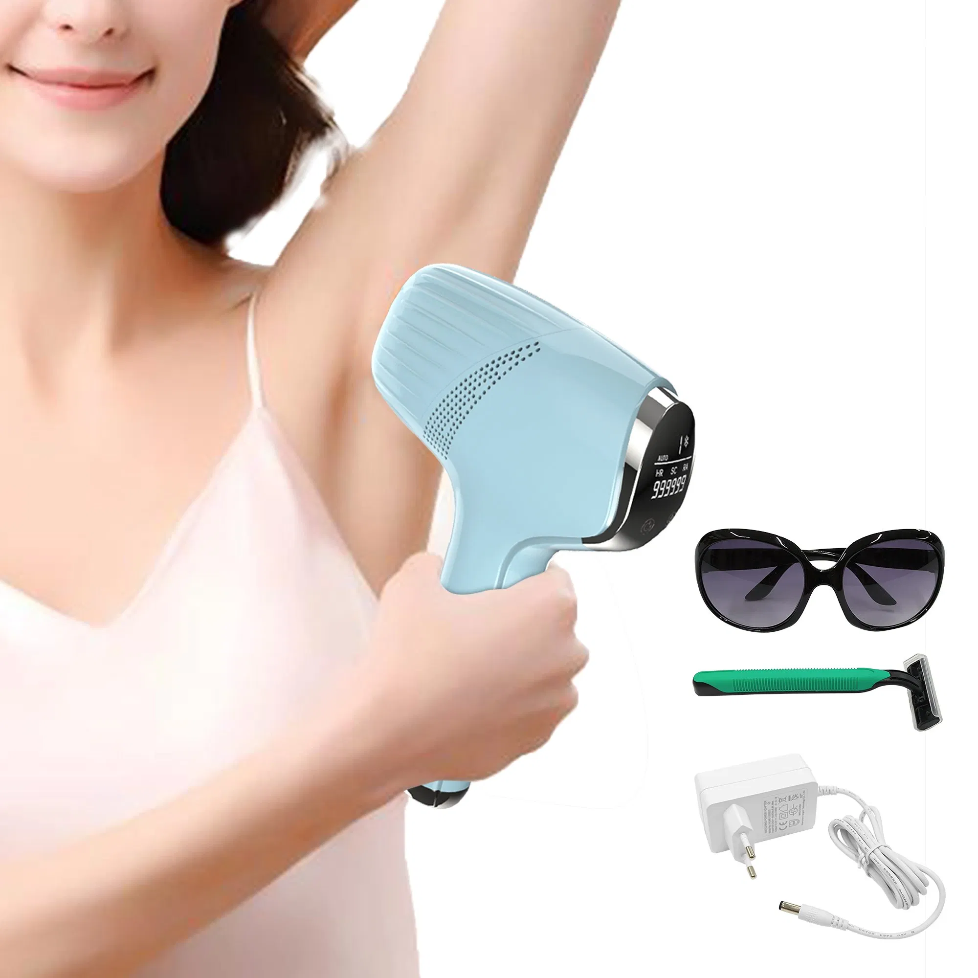 The New Handheld IPL Sapphire Freezing Point Permanent Painless Hair Removal Device
