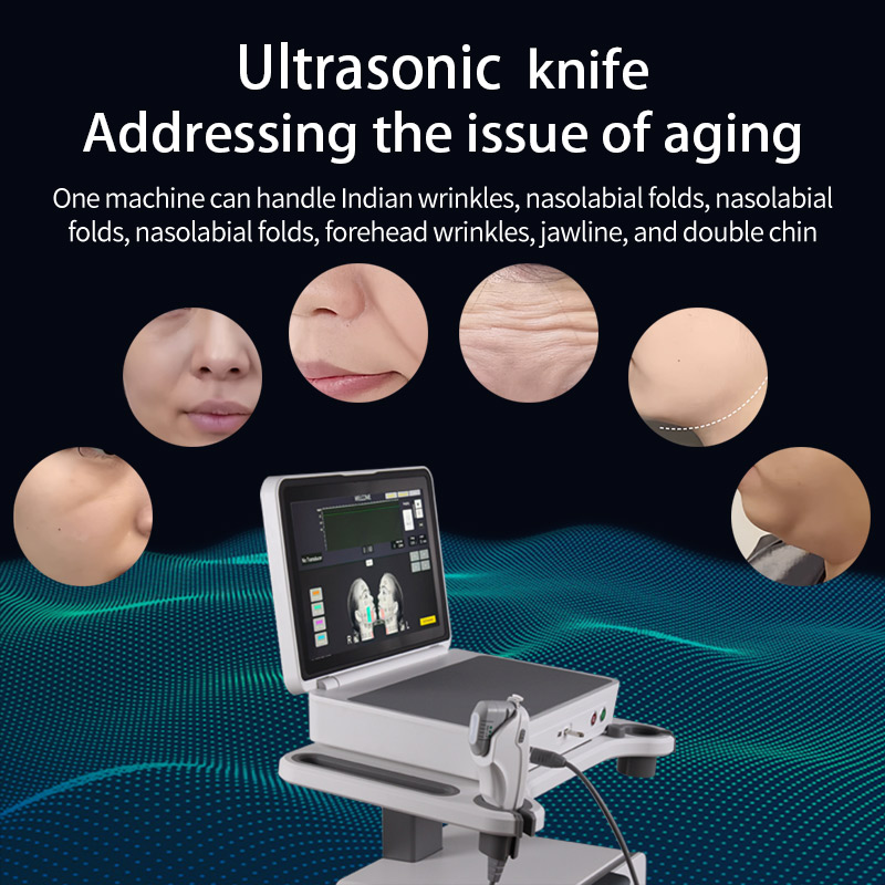 HIFU Professional Skin Care Machine Face &amp; Body Lifting Wrinkle Reduction with Plug-In Power Source and 1-Year Warranty