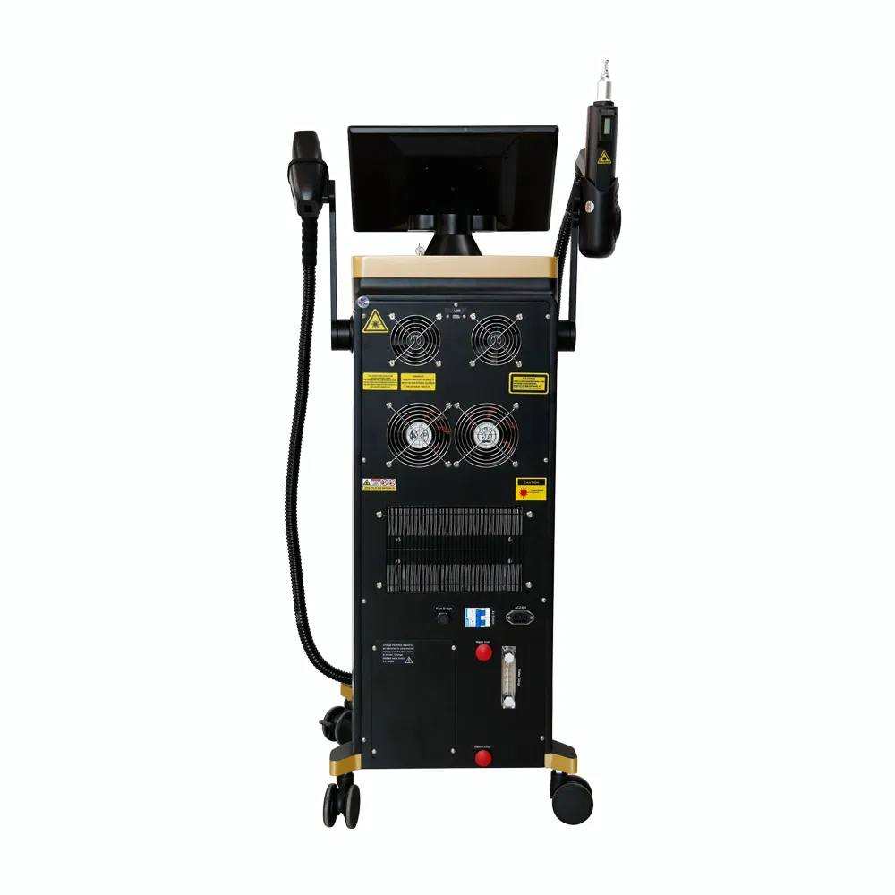 Multifunctional ND YAG Pico Laser Price 2025 New Stationary Ice 755nm 1064nm 808 Nm Diode Laser Hair Removal Machine