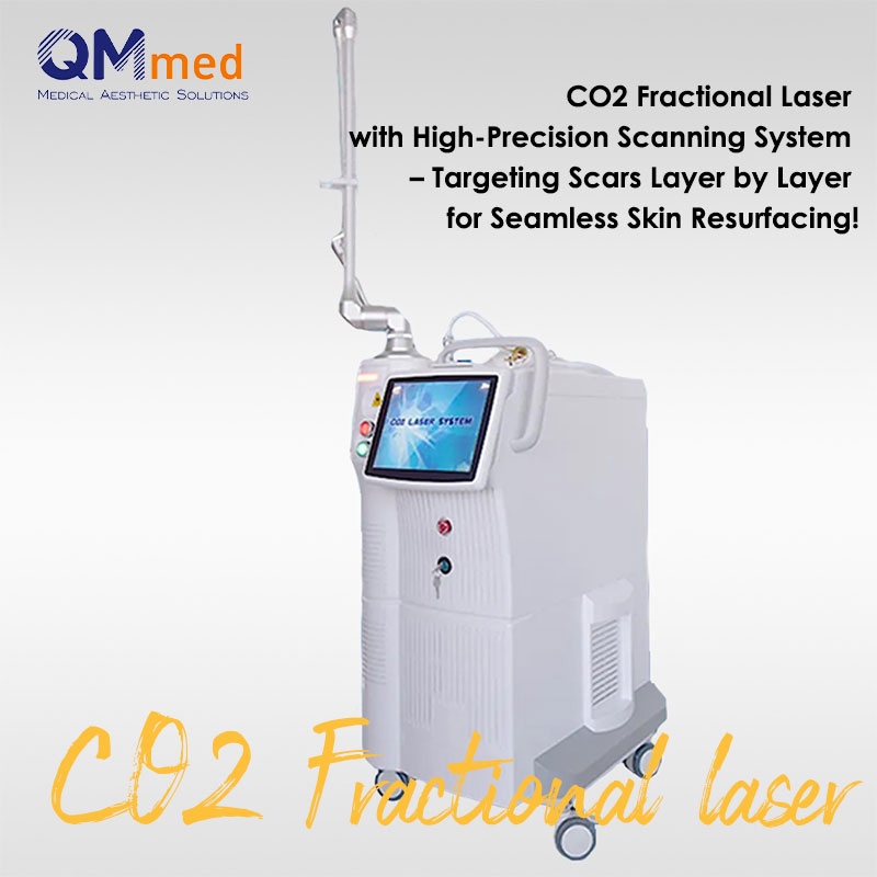 Professional CO2 Fractional Laser for Skin Resurfacing Scar Removal and Vaginal Tightening