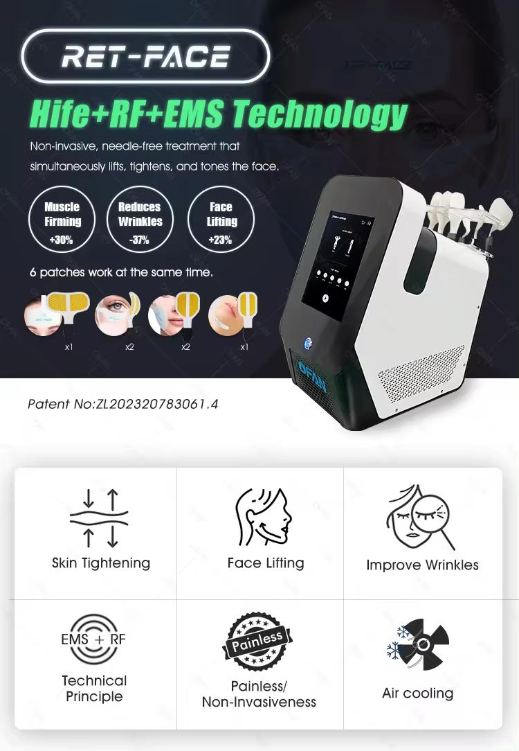 Ofan Electro Lifting Facial EMS Muscle Stimulator Face Wrinkle Removing