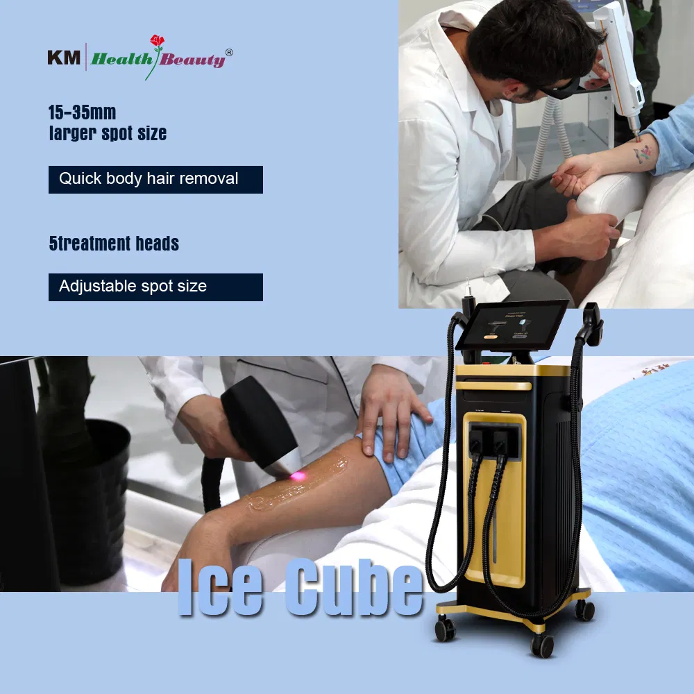 Multifunctional ND YAG Pico Laser Price 2025 New Stationary Ice 755nm 1064nm 808 Nm Diode Laser Hair Removal Machine