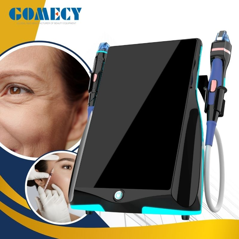 Gomecy 3rd Generation M9 Ice Gold RF Microcrystal Beauty Device for Skin Tightening and Face Lifting