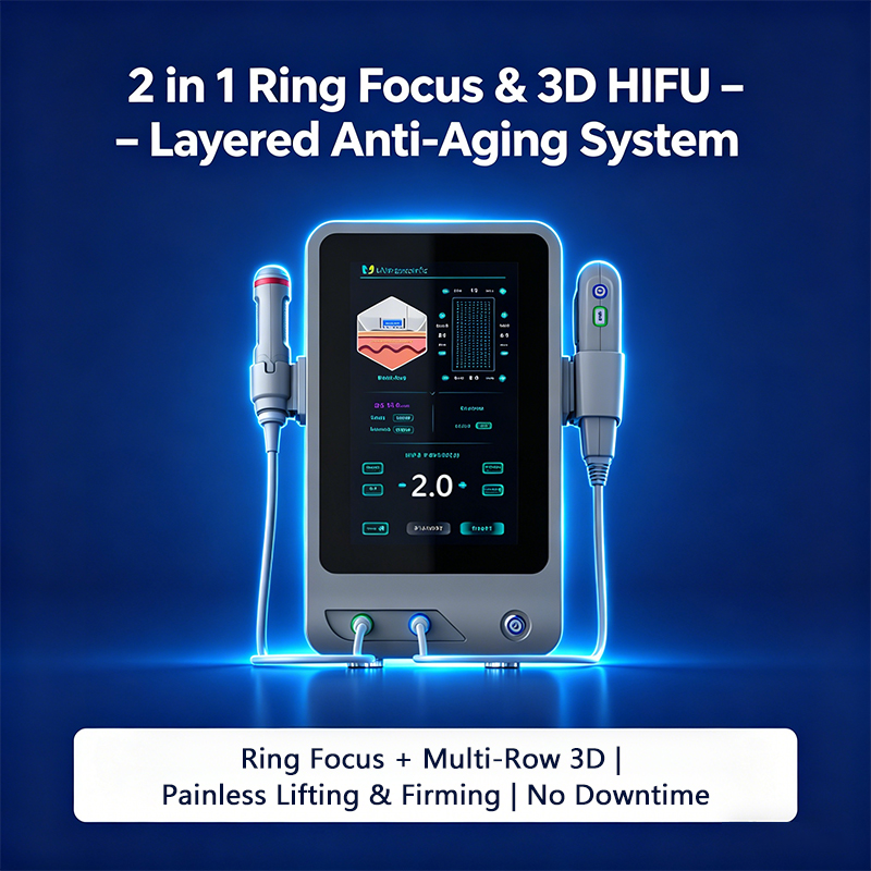 Professional 3d hifu machine face lifting Skin Tightening Wrinkle Removal high intensity hifu machine for Salon