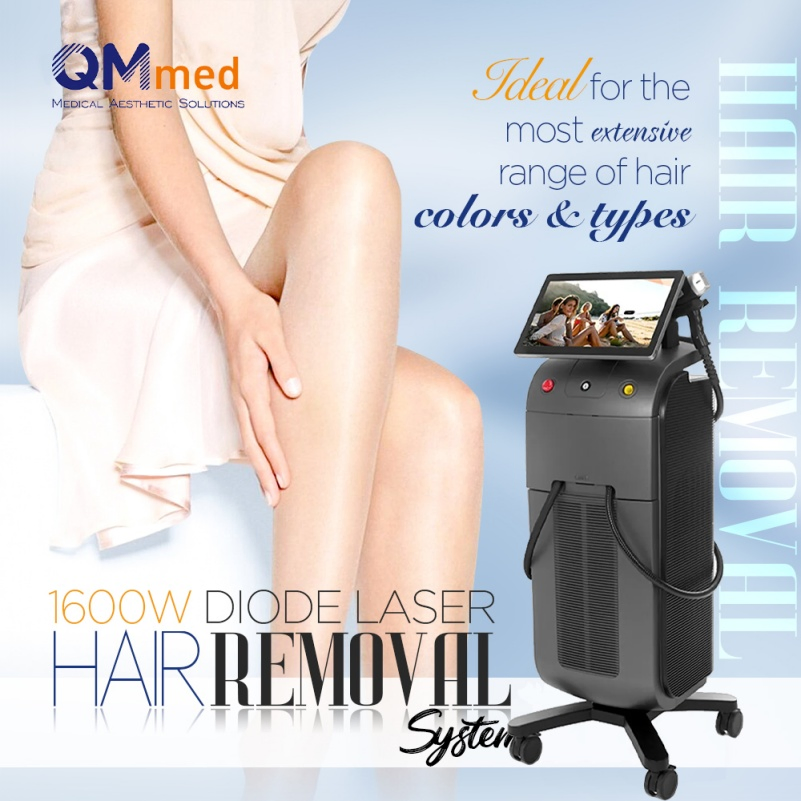 Cosmetic Instrument Ice 808 Diode Laser Hair Ramovel Beauty Equipment Machine Price Made in South Korea with Fiber