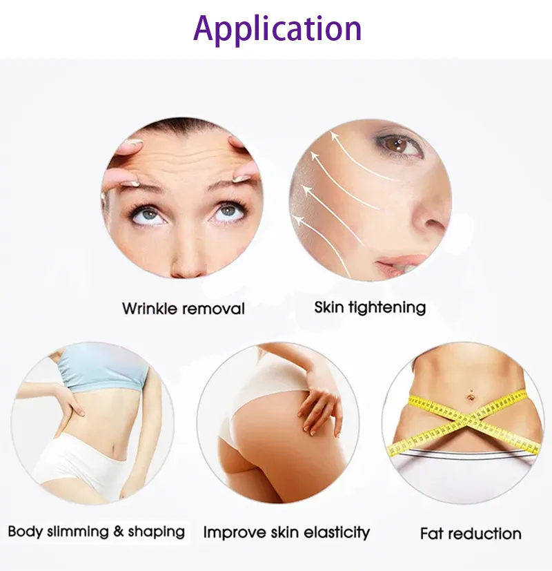 High Quality Skin Rejuvenation RF Skin Tightening Radio Frequency Vacuum Cavitation RF Slimming Skin Tightening Body Shaping Device
