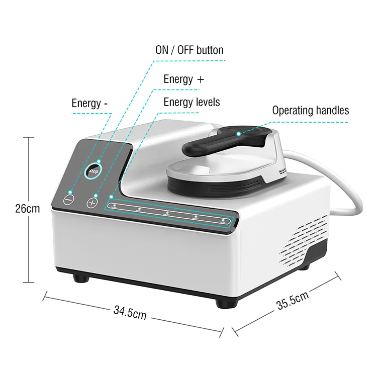 EMS Mini One Hand RF Muscle Stimulator Structure 1