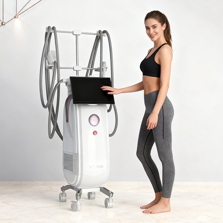 Cellulite Reduction Body Slimming Ultrasound Cavitation Vacuum Roller RF Massage Machine for Body Shape