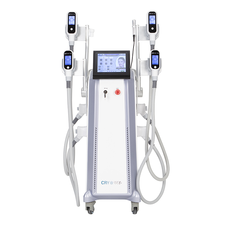 Newest Fat Removal 4 Working Handles Body Slimming Cryolipolysis Cooling Weight Loss Machine Newest Lipo Cryo Slim Beauty Fat Freezing Machine with 4 Tips