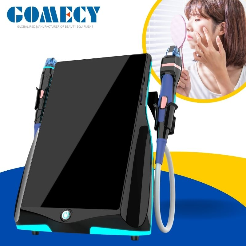Gomecy 3rd Generation M9 Ice Gold RF Microcrystal Beauty Device for Skin Tightening and Face Lifting