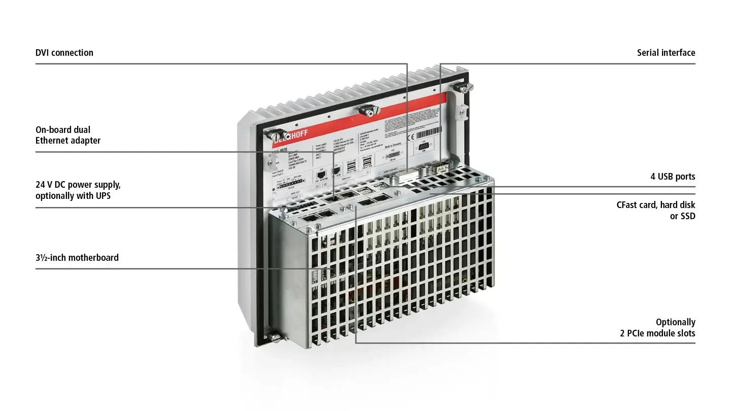 Custom BeckHoff C6515-0080 Fanless built-in Industrial PC Suppliers, Exporter