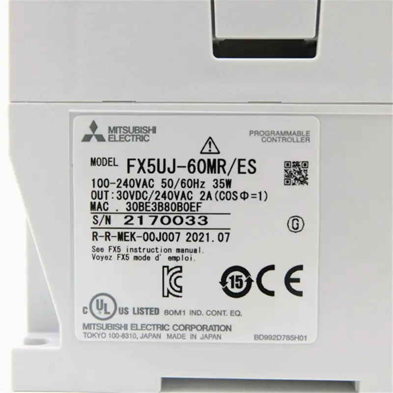 China Mitsubishi Melsec Iq-F Series FX5UJ Programmable Controller FX5S FX5U FX5UC Exporters, Product