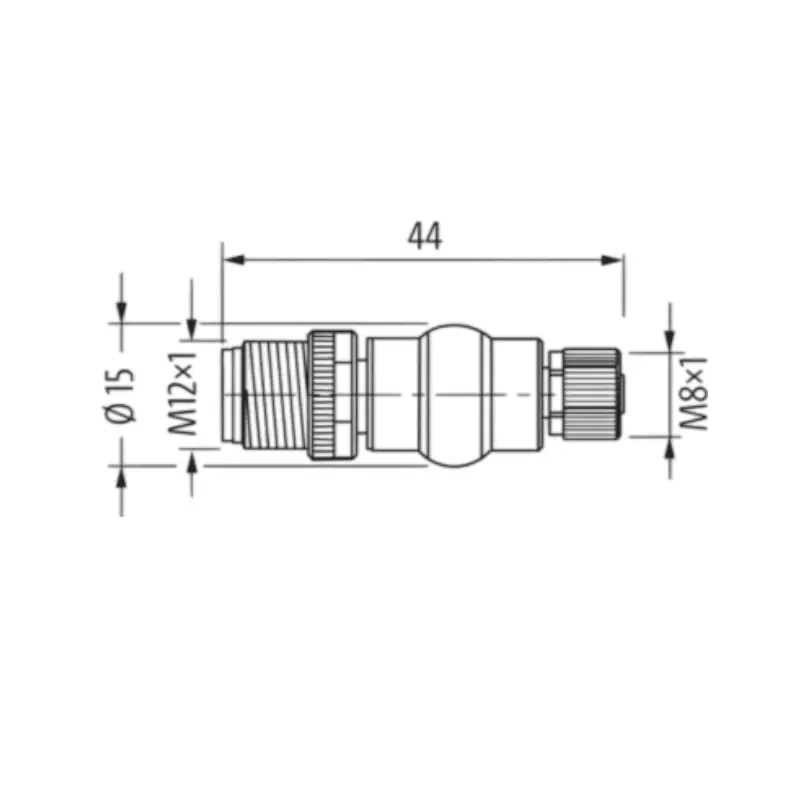 Wholesale Murr elektronik Adapters M12 male M8 female A-cod MSF04L0-A-T Supplier, Exporter