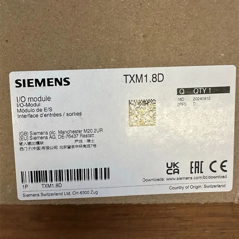 Wholesale SIEMENS TXM1.8D 8 Digital Input Module Manufacturers, Product