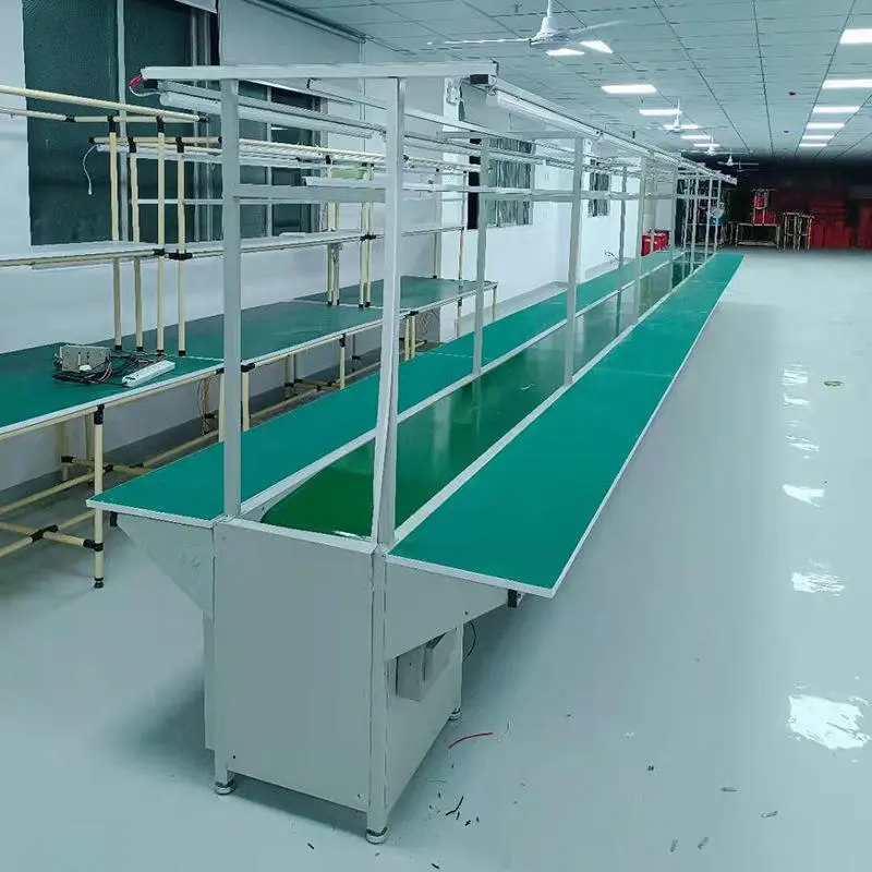Wholesale Anti-static Conveyor Belt Assembly Line with LED Lighting and Workbench Suppliers, Product