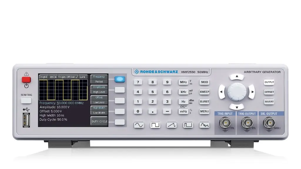 China R&S®HMF2525/HMF2550 generator for arbitrary functions Exporter, Products
