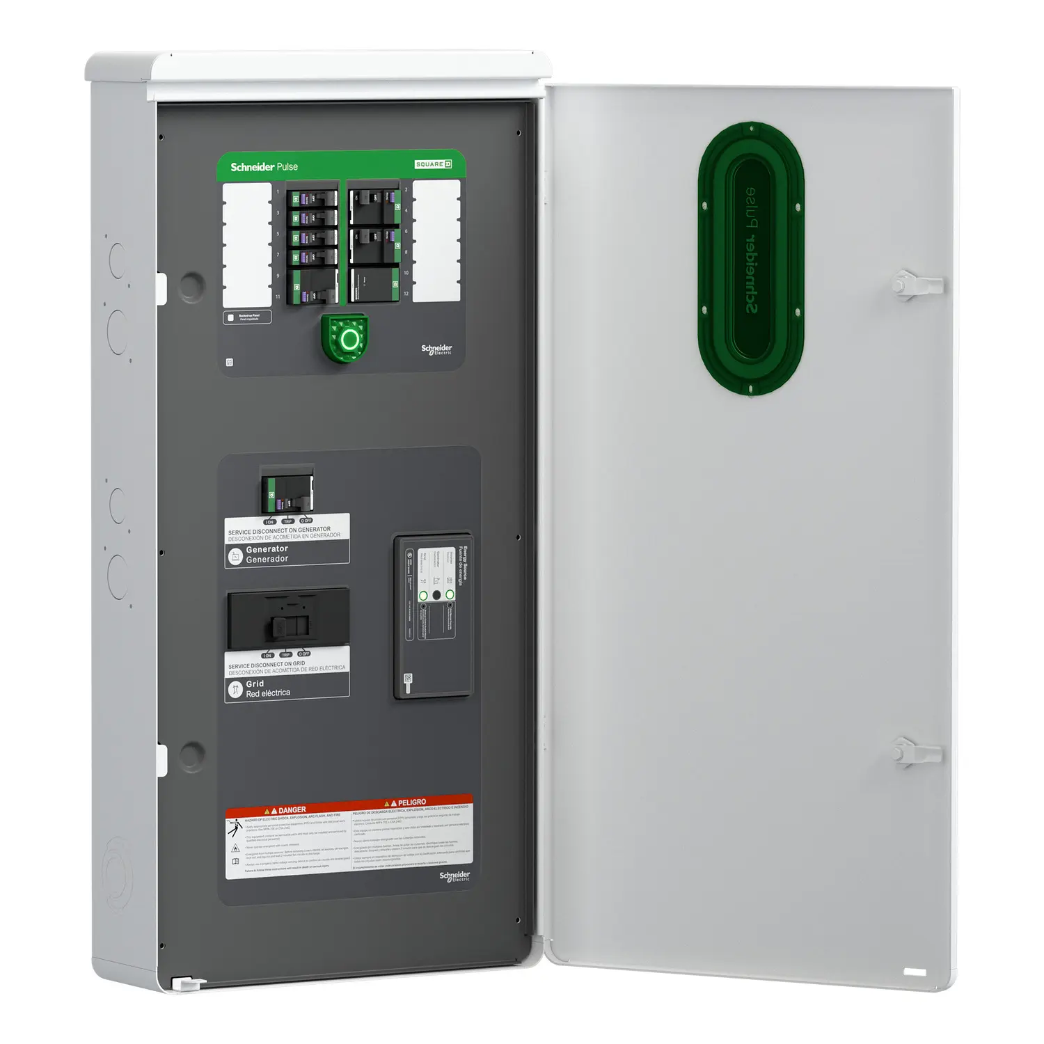 Best Schneider Pulse Backup Controller 12 space QO breaker panel BC200A1NAWM Supplier, Product