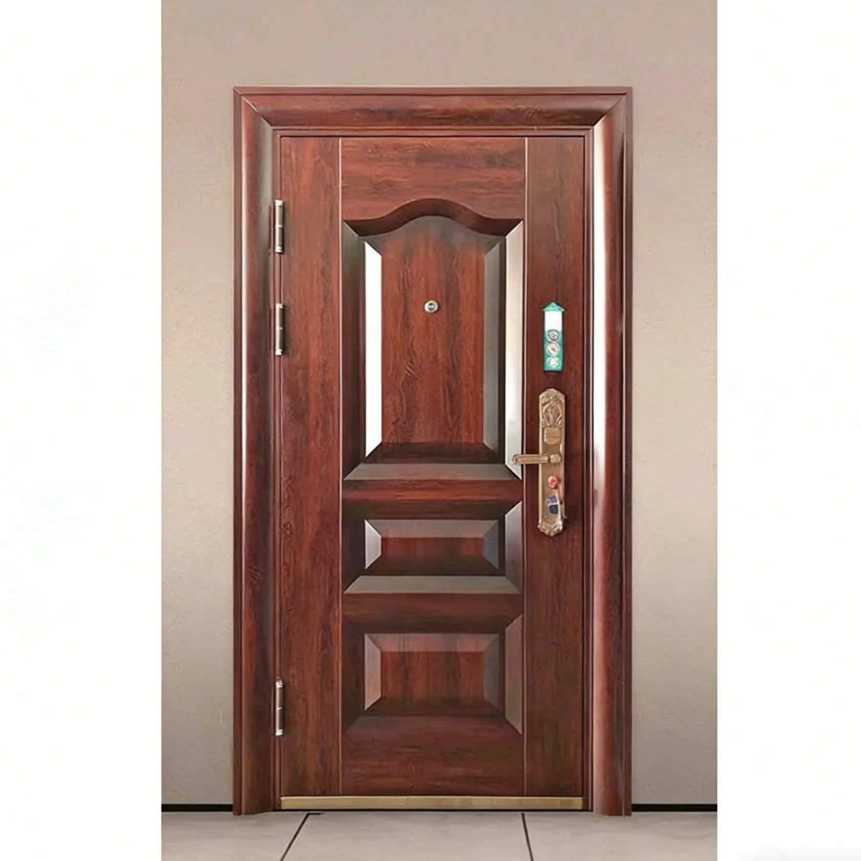 China Exterior Win-Star Sliding Patio Swing French Entrance Aluminum Steel Door Aluminum Security Entrance Interior Guangdong Exterior Metal Modern Wrought Door