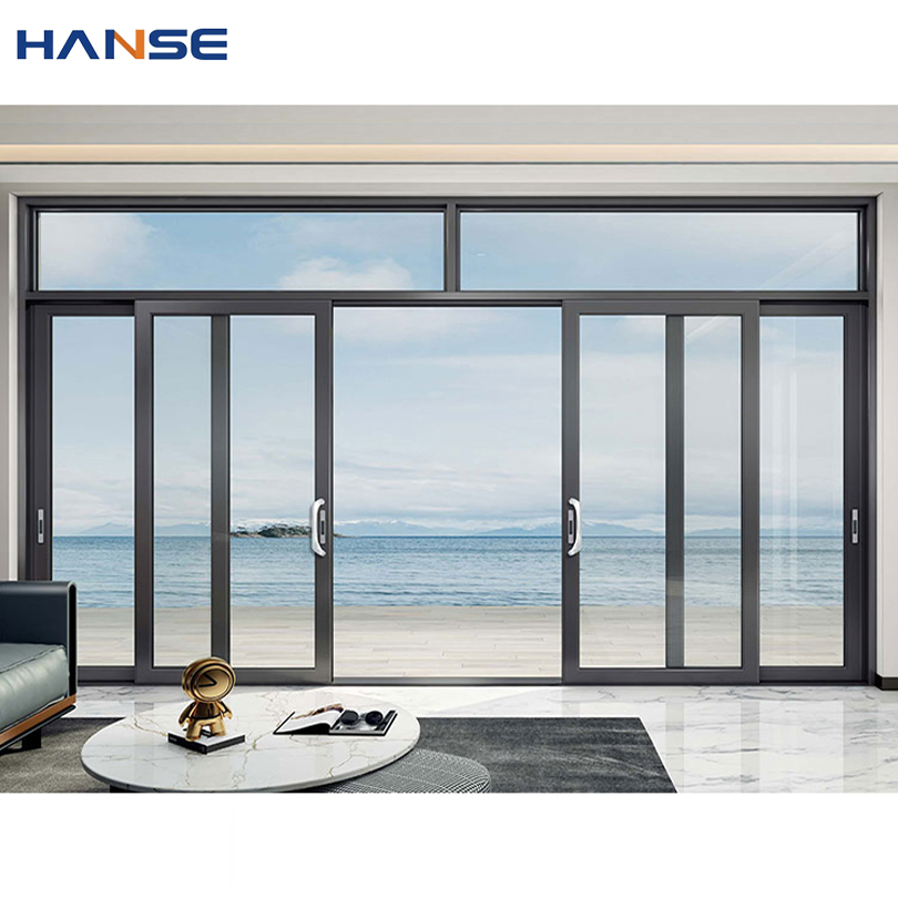 Custom Hot Sell Aluminium Profile Glass Balcony Sliding Door Sound Insulation Aluminum Double Glass Sliding Doors