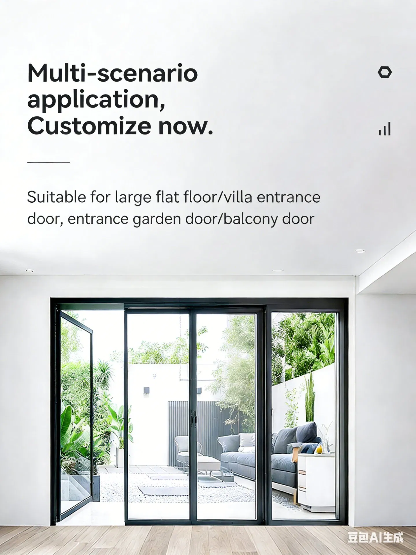 China Wholesale Price Premium Thermal Break Aluminum Balcony Door in Provencal Style