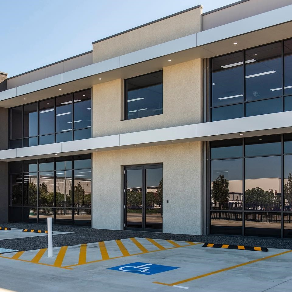 Thermally Broken Commercial Double Glazed Aluminum Picture and Fixed Triple Glass Window