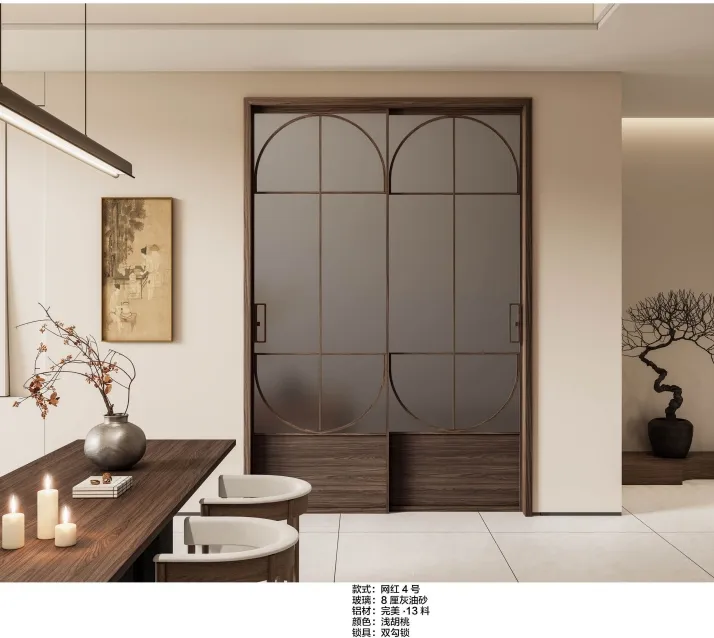 3 Linked Sliding Door Detail