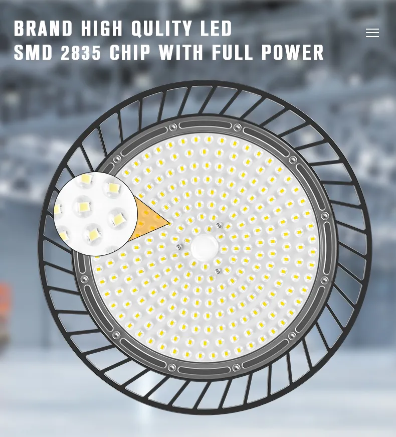 Durable Die-Cast Aluminum High Bay LED Lighting 4