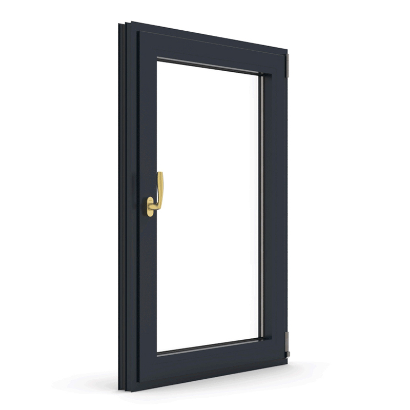 Manufacture Minimalist Finished Custom Size Aluminum Glass Double Hung Roof UPVC Window