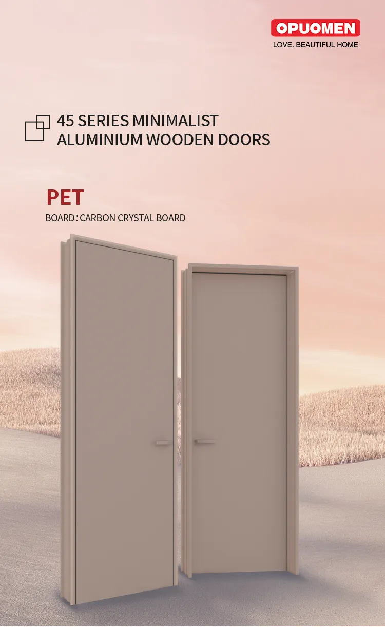 Aluminum Wood Swing Door Detail 1