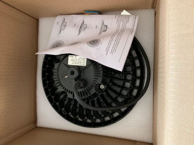 100W 347volt UFO LED High Bay Motion Controls for Production Hall