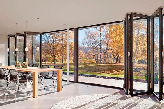 Chinese Newest Product Heat Insulation Storm-Proof Aluminium Door Front Door Interior Glass Door Bifold Doors Aluminum Folding Doors Home Design Decoration